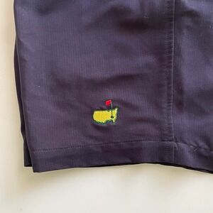 Augusta National Golf Shop Masters Navy Blue Pleated Shorts Mens 40